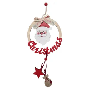 Decorațiune de Crăciun din Lemn, Ornament Festiv pentru Brad și Casă