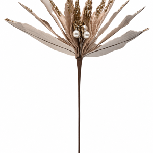 Crăciuniță Artificială 30 cm, Plantă Decorativă de Crăciun pentru Amenajări Festive și Decor Interior
