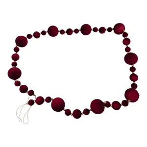 GHIRLANDA DECORATIVA DE CRACIUN TIP MARGELE SFERICE 180CM