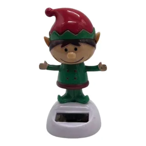 Decorațiune Dansatoare de Crăciun Model Elf, 6,3 x 6 x 11 cm, Ornament Festiv pentru Masă și Birou