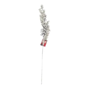 Crenguță Artificială Decorativă de Crăciun cu Bobițe, Ornament Festiv pentru Brad și Aranjamente, 73 cm
