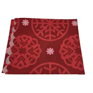 Față de Masă de Crăciun din Poliester Imprimat, Design Festiv, 120 x 150 cm, 70 g
