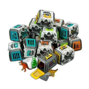 Cutie Dinozaur cu Figurine și Accesorii pentru Copii – Model Surpriză, Joacă Tematică Interactivă 3+ Ani
