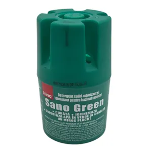 Odorizant pentru Bazin WC Sano Green 150 g, Parfum Proaspăt și Igienizare la Fiecare Clătire