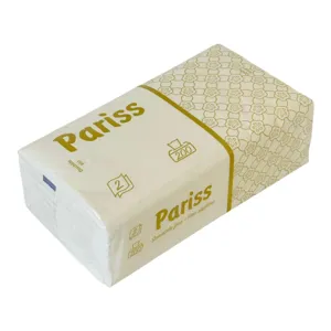 Șervețele fine Pariss, 2 straturi, 200 foi, 21 x 19,5 cm, 100% celuloză, fabricate în România