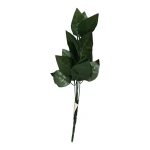Crăciuniță Artificială Decorativă cu Frunze Verzi, 40 cm