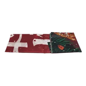 Decor de Perete cu Tematică de Crăciun, 150 x 220 cm, Decorațiune Festivă pentru Living și Casă