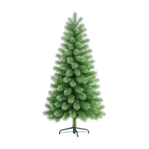 Brad Artificial de Crăciun 150 cm cu Ramuri Dense și Realiste, Efect 3D, Montaj Rapid și Suport Metalic Stabil pentru Decor Festiv