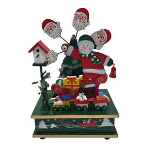 Figurină Decorativă de Crăciun, Ornament Festiv pentru Decorarea Casei, Mesei și Mobilierului, Decorațiune pentru Sărbătorile de Iarnă