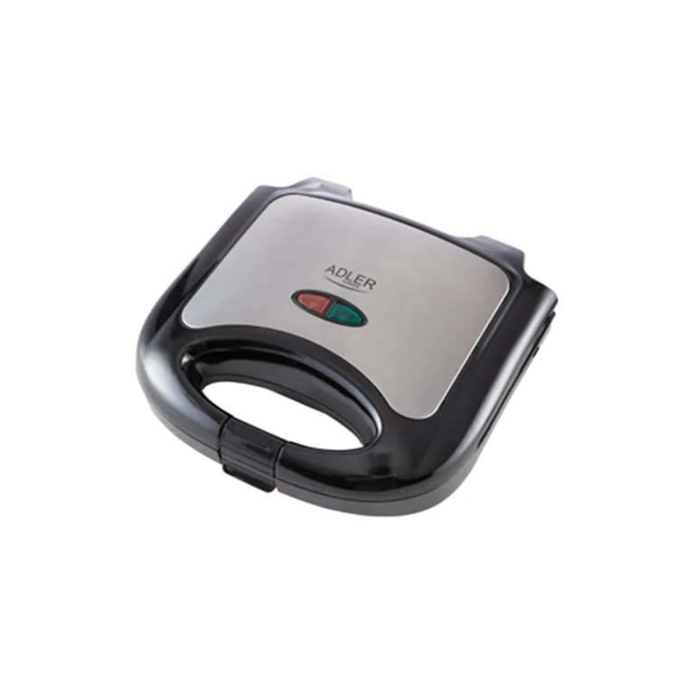 Aparat Sandwich Maker Adler – 770W, Placi Antiaderente, Indicator Luminos