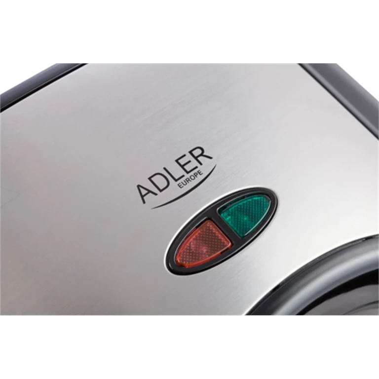 Aparat Sandwich Maker Adler – 770W, Placi Antiaderente, Indicator Luminos