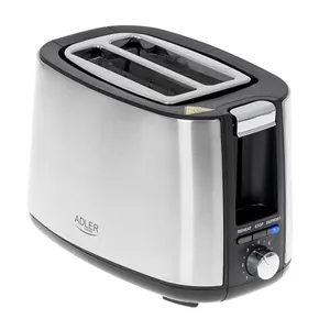 Prajitor de Paine Adler – Carcasa din Inox, Gratar pentru Chifle, Putere Eficienta