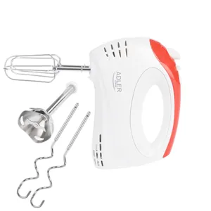 Mixer de bucătărie Adler, 300W, cu funcție blender, 5 viteze, accesorii din oțel