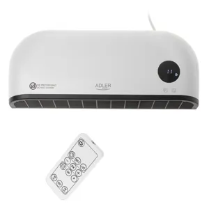 Aerotermă tip cortină de aer Adler AD 7751 LED, 2000W, cu programator, telecomandă și montaj pe perete