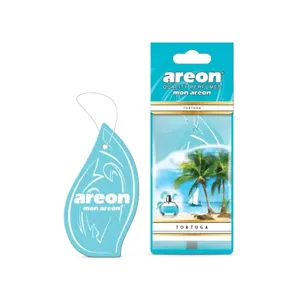Odorizant Auto Areon Mon Areon – Tortuga, Cartonaș Parfumat Suspendabil, Aromă Exotică Fresh
