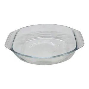 Vas Yena din Sticlă Termorezistentă, 28,8 x 20,2 x 6,95 cm, pentru Gătit, Coacere și Servire