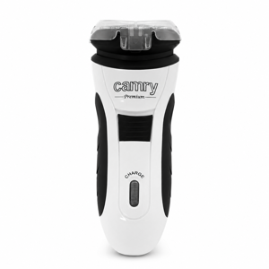 Aparat de Ras Electric Camry Premium, Reîncărcabil, Design Ergonomic, 0.5KG, Alb/Negru, Aparat de Bărbierit pentru Utilizare Zilnică