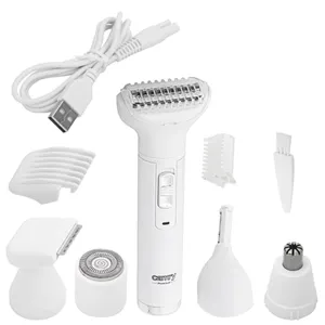 Set Trimmer Adler/Camry 5in1 Multifunctional: Cap Barbierit, Trimmer Nas, Sprancene, Perciuni, Accesorii Versatile, Ideal pentru Ingrijire Personala Completa