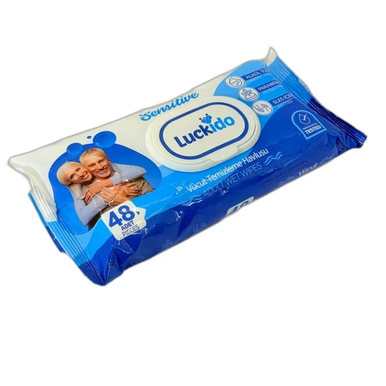 Șervețele Umede Luckido – 48 Bucăți, Curățare Eficientă și Delicată