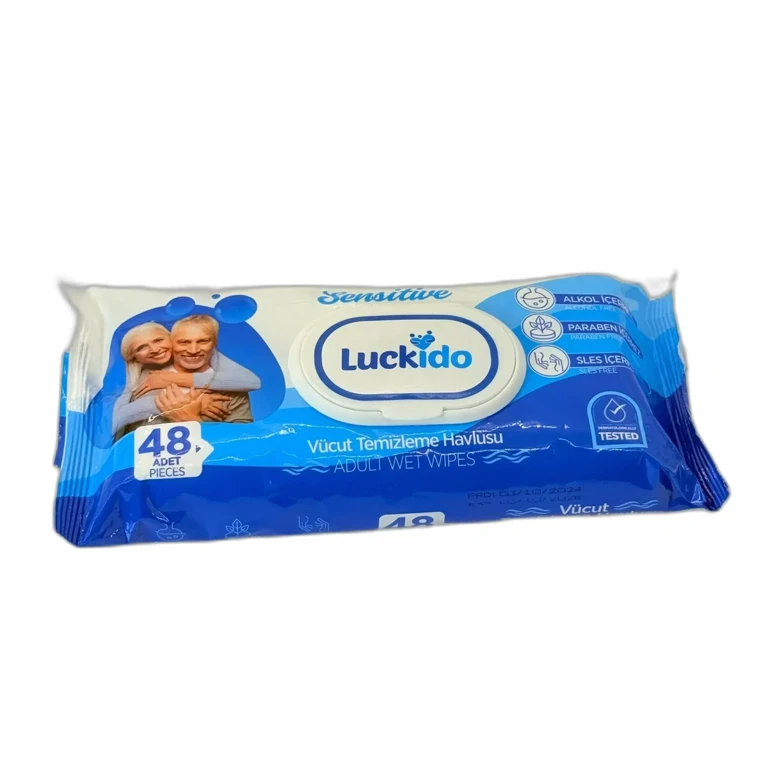 Șervețele Umede Luckido – 48 Bucăți, Curățare Eficientă și Delicată