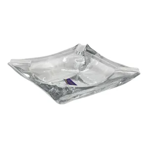 SCRUMIERĂ DIN STICLĂ TRANSPARENTĂ DELISOGA, DESIGN ELEGANT ȘI REZISTENT, PENTRU UZ CASNIC, TERASĂ SAU HORECA