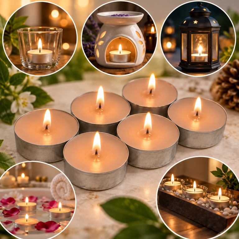 Set 6 Lumânări Parfumate Orient, Aromă Orientală pentru Ambient