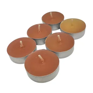 Set 6 Lumânări Parfumate Strawberry Vanilla, Aromă de Căpșuni și Vanilie, pentru Ambient și Decorațiuni Interioare