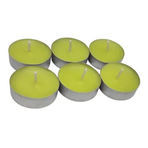 Set 6 Lumânări Parfumate Summer Meadow, Aromă Florală de Vară, pentru Ambient și Decorațiuni Interioare