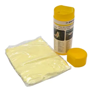 Lavetă Auto din Piele de Căprioară Artificială Dunlop, 36 x 27 cm, pentru Curățare și Uscare