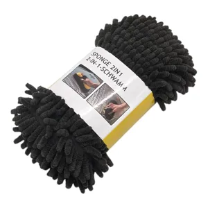 Burete Auto 2 în 1 din Microfibră pentru Spălare și Curățare, Dunlop