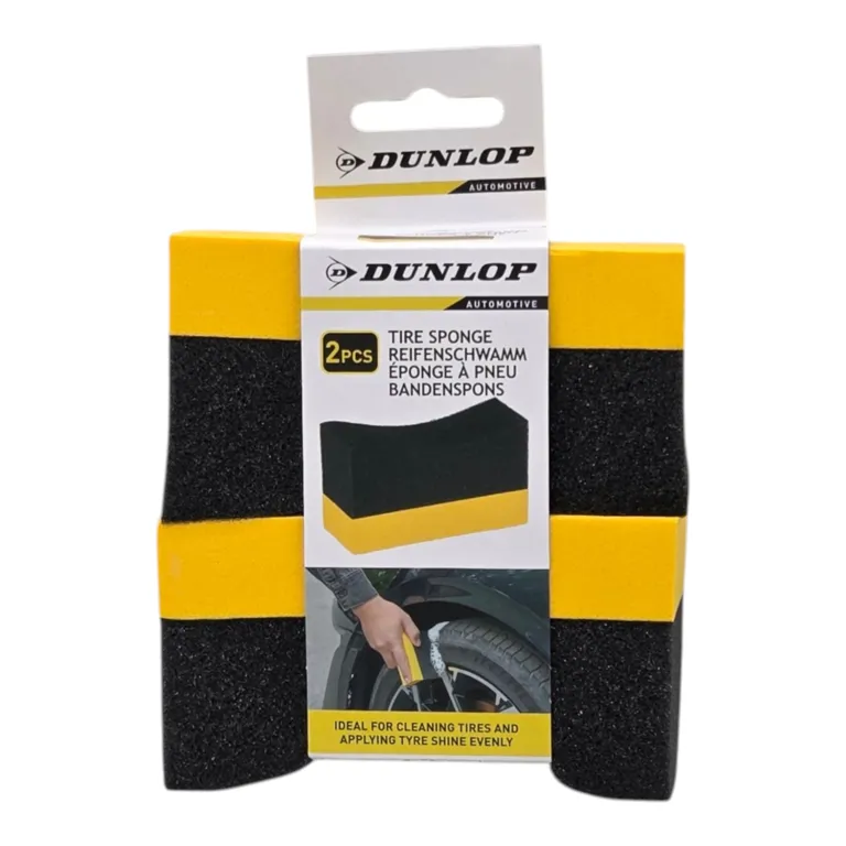 Set Bureți Auto pentru Curățarea și Lustruirea Anvelopelor, Dunlop