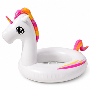 Saltea Gonflabilă Unicorn pentru Piscină și Plajă 107 x 71 x 79 cm, Colac de Relaxare și Distracție pe Apă