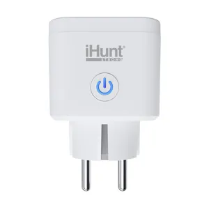 Priză inteligentă WiFi iHunt Smart Plug Alb – 16A, 3840W, Bluetooth și Wi-Fi 2.4 GHz