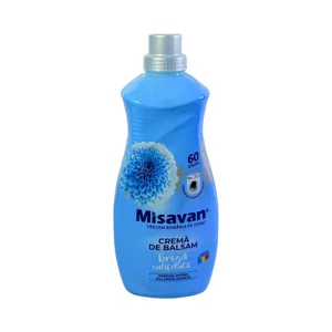 Balsam rufe Misavan Cremă de Balsam Briză Caliptală 1500 ml, 60 spălări, parfum intens de lungă durată, produs concentrat