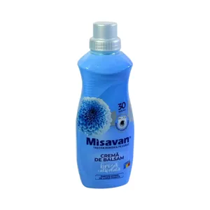 Balsam Rufe Misavan Cremă de Balsam Briză Catifelată 750ml Concentrat 30 Spălări Parfum Intens de Lungă Durată