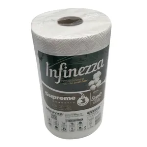Hârtie Igienică Infinezza Monorola Supreme, 3 Straturi, Rolă Mare, Moale și Rezistentă, pentru Igienă Zilnică