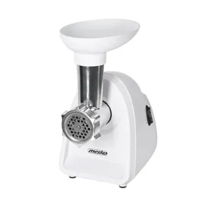 Mașină de tocat carne Adler, 1500W, cu funcție revers, 3 site metalice și accesorii pentru cârnați