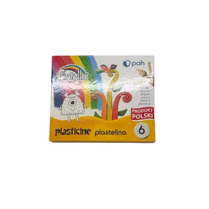 Plastilină FIORELLO LEGEND 6 Culori – Set Plastilină pentru Modelaj și Activități Creative, Culori Vii, Ideală pentru Școală, Grădiniță, Hobby și Proiecte Artistice