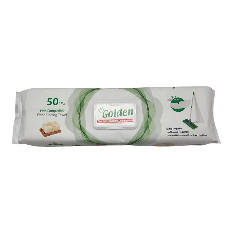 Șervețele Umede Golden pentru Curățarea Pardoselilor, 50 Bucăți