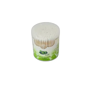 Set 200 Betisoare Pure Soft din Bambus si Bumbac, 100% Biodegradabile, Ideale pentru Igiena Zilnica, Ingrijire Delicata si Protectia Mediului