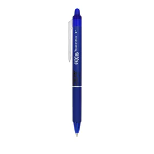 Pix Pilot FriXion Clicker – Albastru, 0.7 mm, Roller cu Gel, Ștergător Termic, Retractabil