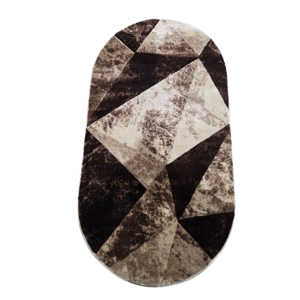 Covor Roma pentru Living și Dormitor, 80 x 150 cm, Înălțime Fir 13 mm, Suport din Iută, Țesut Mecanic, Fabricat în Turcia