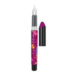 Stilou Școlar Coloriti Hearts – Ergonomic, Model Imprimat, cu 1 Mină Inclusă