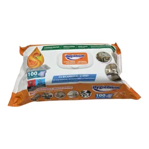 SERVETELE UMEDE UNIVERSALE CU BICARBONAT,OTET,PARFUM DE MANDARINA SI PORTOCALA 100BUC POLIPACK 