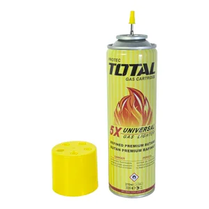 Recipient gaz butan pentru brichete 270 ml universal, reumplere rapidă brichete și arzătoare