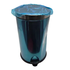Coș de Gunoi din Inox cu Pedală 16 L BELMA, Capac și Mecanism de Deschidere, pentru Bucătărie și Baie