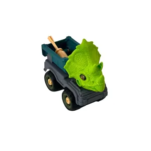 Camion Dinozaur Triceratops DIY cu Surubelnita Inclusa, Design Atractiv, Ideal pentru Joaca Interactiva, Dezvoltarea Creativitatii si Abilitatilor Motorii