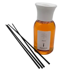 Parfum de Cameră Zayne cu Bețișoare, Aromă de Piersică, 110 ml