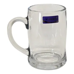 SET CANI DIN STICLĂ 380 ML DELISOGA PENTRU BERE, SUC, APĂ ȘI BĂUTURI RECI