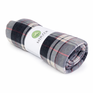 Pătură polar poliester 170x210 cm, pătură moale pentru pat sau canapea, material fleece călduros și confortabil